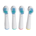 Miniatyrbilde 6 av 8: 4 STK elektrisk tannbørste erstatningshode myke børster for Oral B Braun D10 D16 DB4510 DB4010