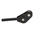 Miniatyrbillede 6 af 8: Dobbelt Roller Fiskestang Guide Tip Remskive Ring Rod Guide Tips Fiskebåd Trolling Tool5.0mm