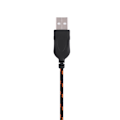 Miniatyrbillede 3 af 7: 2,2 meter USB-kabel ledningsudskiftning til Steelseries kana mus sort+orange