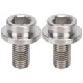 Miniatyrbillede 1 af 8: 2 stk Cykel Titanium Legering Krankarm Fastgørelsesskrue Bolte til Brompton Foldecykel