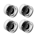 Miniatyrbillede 8 af 8: 78A 60x45 mm højelastisk skateboard flashhjul PU fyld til Longboard Cruiser Board (sort)