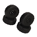 Pikkukuva 3 / 8: 4kpl 1.9 tuuman RC Crawler -renkaat Kumia 1/10 Crawler -renkaat muovisella pyörän navalla SCX10:lle