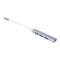 Pikkukuva 6 / 8: C-keskitin 4-portti USB TypeC-sovittimeen 5Gbps Kannettava MacBook Pro -kannettavalle tabletille