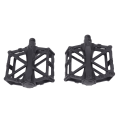 Miniatyrbillede 5 af 8: 1 par cykelpedaler, sorte, professionelle, aluminiumslegering, cykelplatformpedaler til landevejscykler og mountainbikes