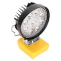 Miniatyrbild 6 av 8: LED-arbetsljus 27W Runt Dual Level Justerbart aluminiumhus Snabb värmeavledning för 18V till 20V litiumbatterier
