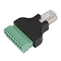Pikkukuva 8 / 8: DVR Ethernet-liitin RJ45 urosliitin ja 8-nastainen ruuviliitin