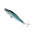 Miniatyrbilde 2 av 8: 9g fiskesluk Hard agn Minnow lokker med to kroker 3D øyne kunstig svømmeagn for saltvann#2