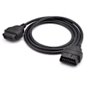 Pikkukuva 1 / 5: 1,5 metrin OBD-II OBD2 16-nastainen uros-naaras jatkokaapeli
