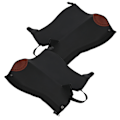 Miniatyrbilde 7 av 8: 2 stk Skinn Half Chaps Hesteridning Half Chaps Benbeskytter for voksneS