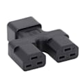 Miniatyrbild 8 av 8: IEC320 C20 till Dual IEC320 C21 Power C20 Hane till Dual C21 Hona 1 in 2 Out AC Power Adapter för PDU Server 125V-250V