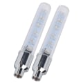 Miniatyrbilde 4 av 8: 2 stk sykkeldekk ventilhette lys 5LED 7 moduser sykkelhjul lys for Schrader ventil