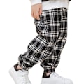 Miniatyrbillede 2 af 8: Børne Casual Jogger Bukser Varme Plysj Behagelige Bukser til Små og Mellemstore Børn Skole Daglig 130 til 115 til 125 cm / 45,3 til 49,2 tommer Højde