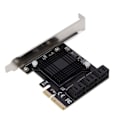Miniatyrbillede 4 af 8: Sata Udvidelseskort Letvægts Bærbar ASM Chip 5 Tilslutningsterminaler PCB Udvidelseskort