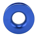 Miniatyrbilde 2 av 8: Vinsj Snatch Recovery Ring 41000lbs Bruddstyrke for 7/16in 1/2in Myk Sjakkel med 3/16in 1/4in 3/8in Tau Blå
