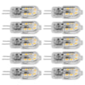 Pikkukuva 5 / 8: 10 kpl Bi Pin -polttimoa 12LED 1.2W G4 LED -polttimo kattovalaisimeen seinävalaisimeen pöytävalaisimiin 12V