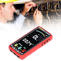 Miniatyrbillede 6 af 8: Digitalt multimeter med fuld skærm VA LCD automatisk rækkevidde modstandsspænding strømtester 6000 tællinger