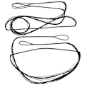 Miniatyrbillede 4 af 8: 2 stk Bueskydning Bowstring Recurve Bue String 12 tråde 145cm/57.1in 117cm/46.1in Erstatning