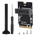 Pikkukuva 3 / 8: M.2 SSD-sovitinkortti KEY A/E NGFF to Nvme Solid State Drive Vertical Adapt Board