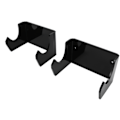 Miniatyrbilde 8 av 8: 2 stk. Langt Skateboard Oppbevaringsstativ Longboard Veggmontert Holder for Soverom Stue Svart