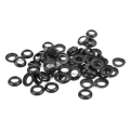 Miniatyrbilde 8 av 8: 60 stk Fiskestang Bygge Silikon Elastisk Vikle Check Dress Ring Trim Ring Adapter11MM
