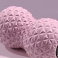 Pikkukuva 8 / 8: Fyysiset hierontapallo Elastisen Pehmeä Kannettava Kompakti EVA-materiaali Käytännöllinen Lihasrentoutuspallot Kotiin Kaksoispallo Vaaleanpunainen
