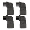 Pikkukuva 1 / 8: 4 kpl IEC320 C14 - IEC320 C5 power 90 asteen oikea kulma IEC320 C14 uros - C5 naaras power 250 V