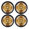 Miniatyrbilde 2 av 8: 4 stk 63 mm RC bil metallnav Drift dekk erstatningsdeler Tilbehør Passer til WPL D12 RC lastebil