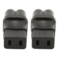 Miniatyrbillede 6 af 8: 2 stk IEC320 C6 til IEC320 C9 strømadapter Professionel C6 til C9 strømstikadapter til bærbar PDU Server UPS-stik 250V