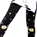 Miniatyrbillede 4 af 8: Pige Leggings Varme Tykke Hudvenlige Tegneserieprint Over Hæl Børne Stramme Bukser til Efterår Vinter L (Anbefalet Højde 130‑150cm / 51.2‑59.1in)