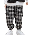 Miniatyrbillede 4 af 8: Børne Casual Jogger Bukser Varme Plys Bløde Behagelige Bukser til Små og Mellemstore Børn Skole Daglig 120 til 105 til 115cm / 41.3 til 45.3in Højde