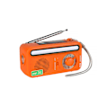 Miniatyrbild 1 av 5: Multifunktionsradio för nödsituationer Handvev Solar USB-laddning AMFMSW Lättuppgraderingsradio AMFMSW Radio, Orange