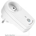 Pikkukuva 2 / 7: FBA Monopolys ES9939F Smart Remote Socket 2 Drag 5 White Regulations (yleinen eurooppalainen standardi)