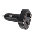 Miniatyrbild 4 av 8: Bil Bluetooth-spelare 2 USB-portar Laddare 7 Färgade Ljus FM-sändare För Handsfree Samtal Svart