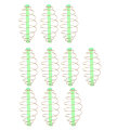Miniatyrbillede 2 af 8: 10 stk. Fjeder Coil Inline Metode Feeder Coil Inline Metal Agn Kaster Feeder FiskegrejS