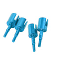 Miniatyrbillede 2 af 8: 4 stk. RC Diff Cup Differential Joint Cup Aluminium Opgraderingsdel til Tamiya TT02 1/10 RC Køretøj Blå