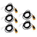 Miniatyrbild 8 av 8: 5PCS Induktiv närhetssensor NPN IP65 ABS-hölje Högfrekvens närhetssensorbrytare DC10‑30V