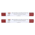 Miniatyrbillede 2 af 8: 2 stk møbelmaling gulvreparationskridt ridselap patch maling pen træ komposit reparation materiale Redwood