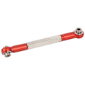 Miniatyrbillede 7 af 8: 1:12 Styrekoblingssæt Aluminiumslegering Link Trækstang RC Tilbehør til MN86K RC CarRed