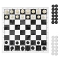 Pikkukuva 4 / 8: 2 in 1 -matkalautapelisetti Set shakki- ja set lapsille ja aikuisille