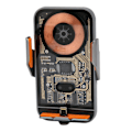 Miniatyrbillede 2 af 8: Trådløs Biloplader Auto Klemme Biltelefonholder 15W Maksimal QI Hurtigopladning Montering C11