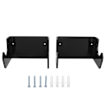 Miniatyrbilde 1 av 8: 2 stk. Langt Skateboard Oppbevaringsstativ Longboard Veggmontert Holder for Soverom Stue Svart
