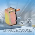 Miniatyrbillede 7 af 8: Auto Marine 12/24V Universal Automatisk Sikring Nulstil Strømafbryder med Metal Cover (30A)