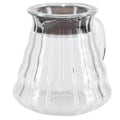 Miniatyrbild 3 av 8: Kaffebehållare i hög borosilikatglas, vattenkokare, tekanna, tillbehör för hem och kontor, 500 ml