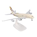 Miniatyrbild 5 av 8: Simulerad legering passagerarplan modell leksaksmodell Diecast flygplansmodell dekoration för barn vuxen 7,9 tum