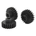 Miniatyrbild 6 av 8: 3st Stål M1.5 Drevkugghjulsset 8mm Motor Drevkugghjul med M5 Ställskruv för 1/5 1/8 1/10 RC Bil 22T