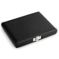 Miniatyrbillede 2 af 8: PU lædercover Sort saxofon Klarinet Reed Container Box Case med Slots til 6 stk Reeds