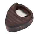 Miniatyrbild 2 av 8: Premium Rose Wood Guitar Pick Box Hjärtformad Pick Box Paste Box för Standard Pick