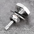 Miniatyrbillede 4 af 8: Bil Universal Turbolader Silikone Boost Rør Slange Nippel Turbo Vakuum VAC Måler Fitting TDI