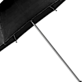 Miniatyrbild 7 av 8: Barnvagnsparasoll UV-skydd Fri rotation Avtagbar Universal Vagnparasoll Svart