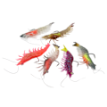 Miniatyrbilde 8 av 8: Myk Kunstig Rekebait med Skarp Krok 9cm 6 Farger Lysende Rekebait for Nattfiske